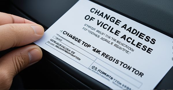 Changement d'adresse pour la carte grise : guide rapide et pratique